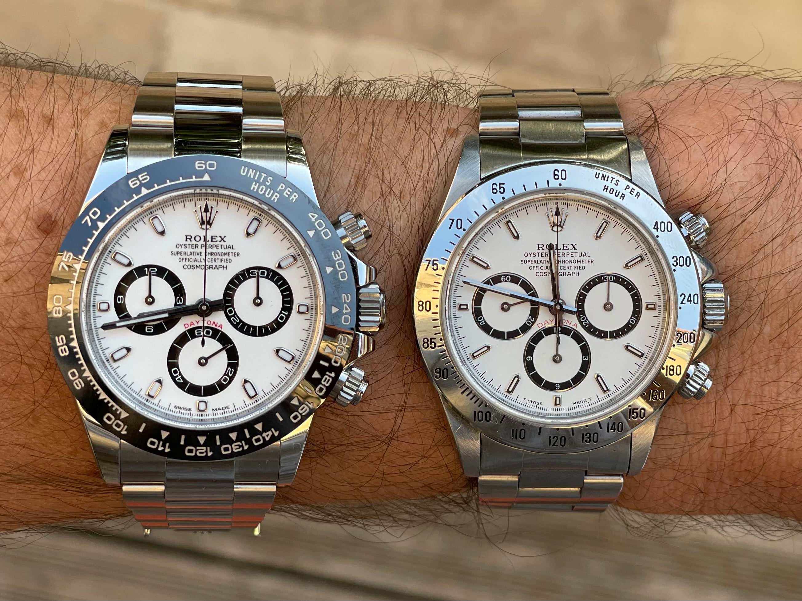 Rolex daytona 16520 & Rolex daytona 116500LN